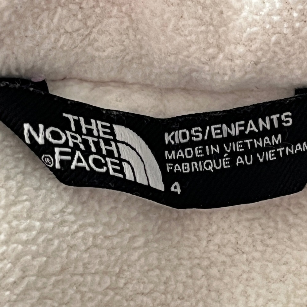 The North Face Kids Purple Hooded Puffer Jacket Sherpa Lined Insulated Coat 4 - Picture 14 of 14